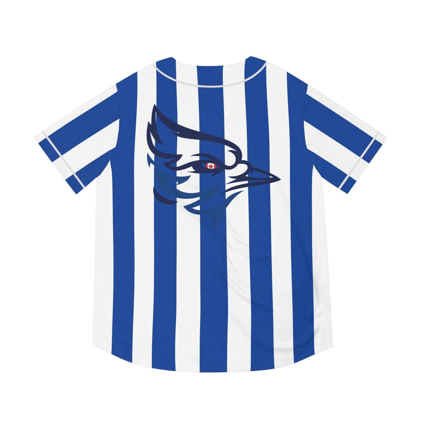 Toronto Blue White Striped Baseball Jersey | Button-Up Fan Shirt