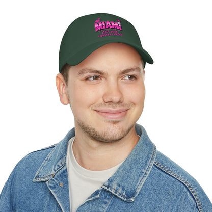 Miami Soccer Pink Flamingo Baseball Cap – Adjustable Cotton Dad Hat