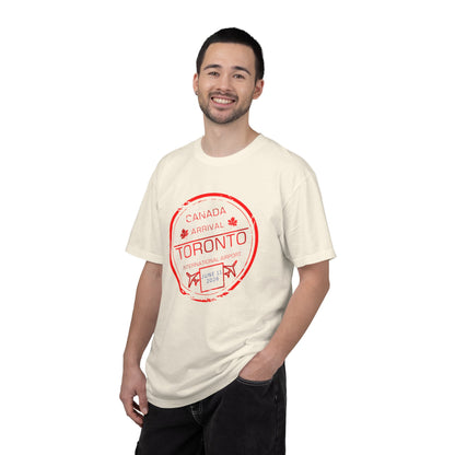 Toronto Soccer Arrival Passport Stamp T-Shirt — July 11, 2026