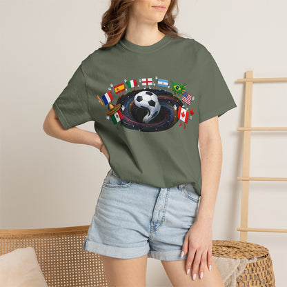 2026 World Soccer Vintage Tee — International Flag Fan T-shirt