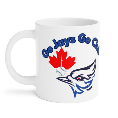 Go Jays Go Ceramic Mug — Toronto Baseball Fan Gift (11/15/20oz)