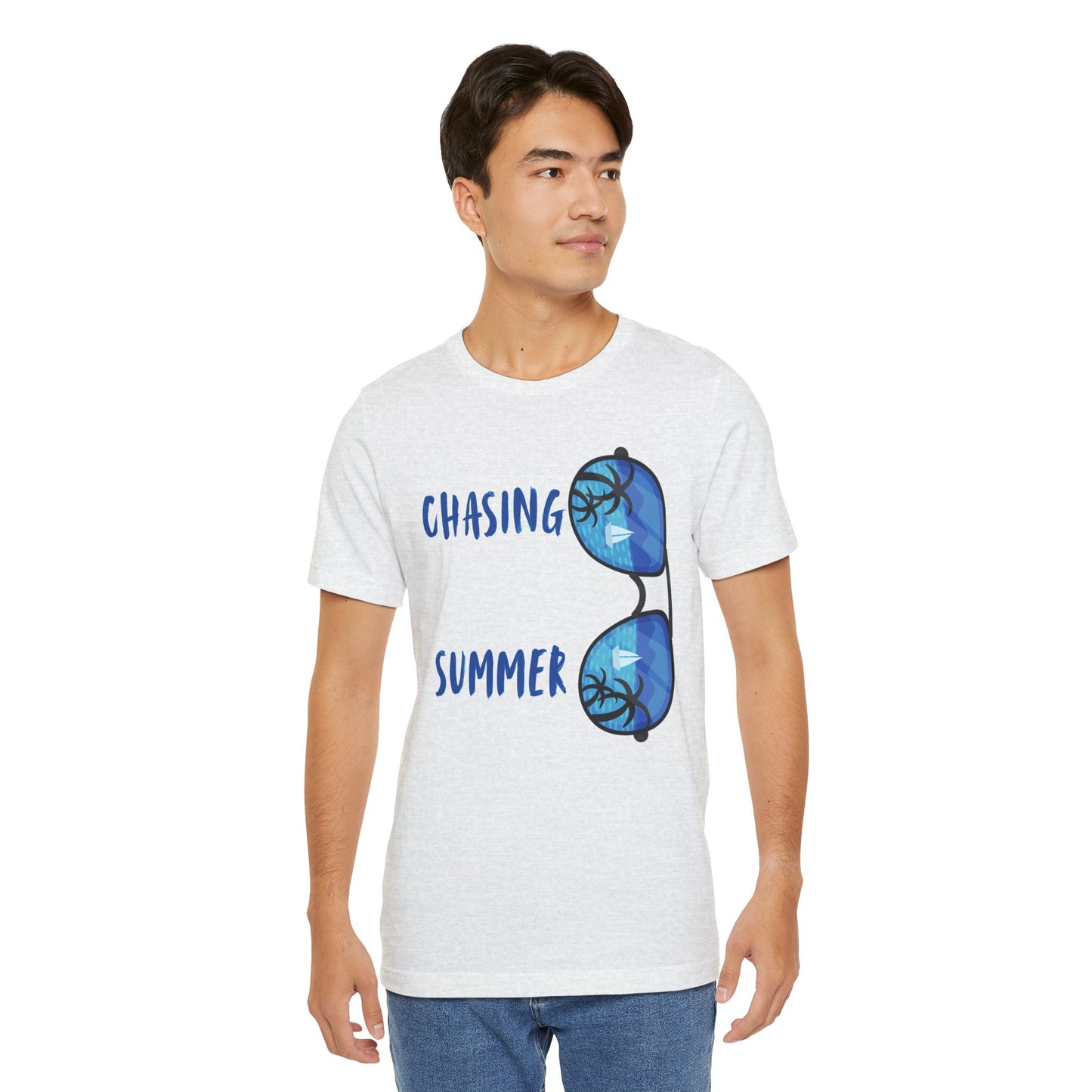 Chasing Summer Sunglasses Tee — Beach Vacation T-Shirt
