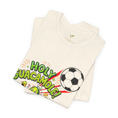Holy Guacamole Soccer T-Shirt — Funny Avocado Football Fan Tee