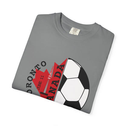 Toronto Soccer Maple Leaf T-shirt | Canada Fan Gear, June 11 Souvenir