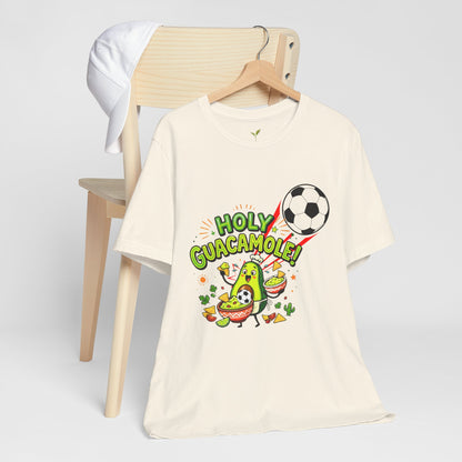 Holy Guacamole Soccer T-Shirt — Funny Avocado Football Fan Tee