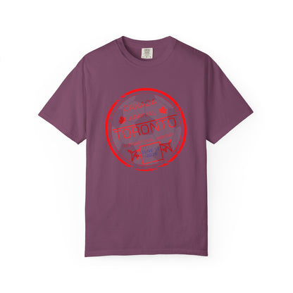Toronto Soccer Arrival Passport Stamp T-Shirt — July 11, 2026
