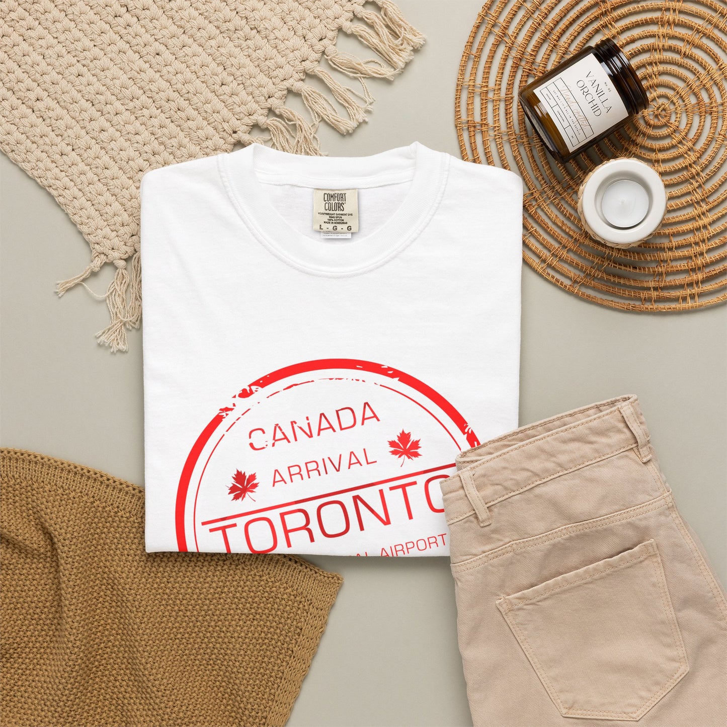 Toronto Soccer Arrival Passport Stamp T-Shirt — July 11, 2026
