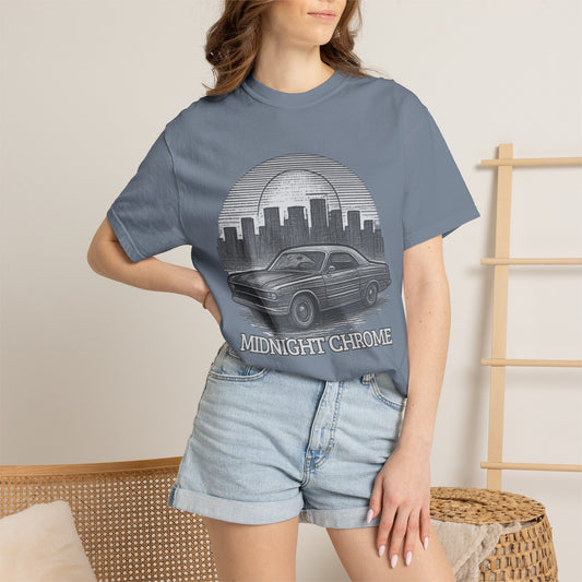Midnight Chrome Classic Coupe Vintage Car T-Shirt