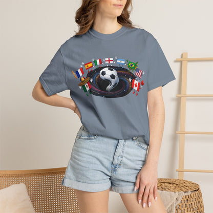 2026 World Soccer Vintage Tee — International Flag Fan T-shirt