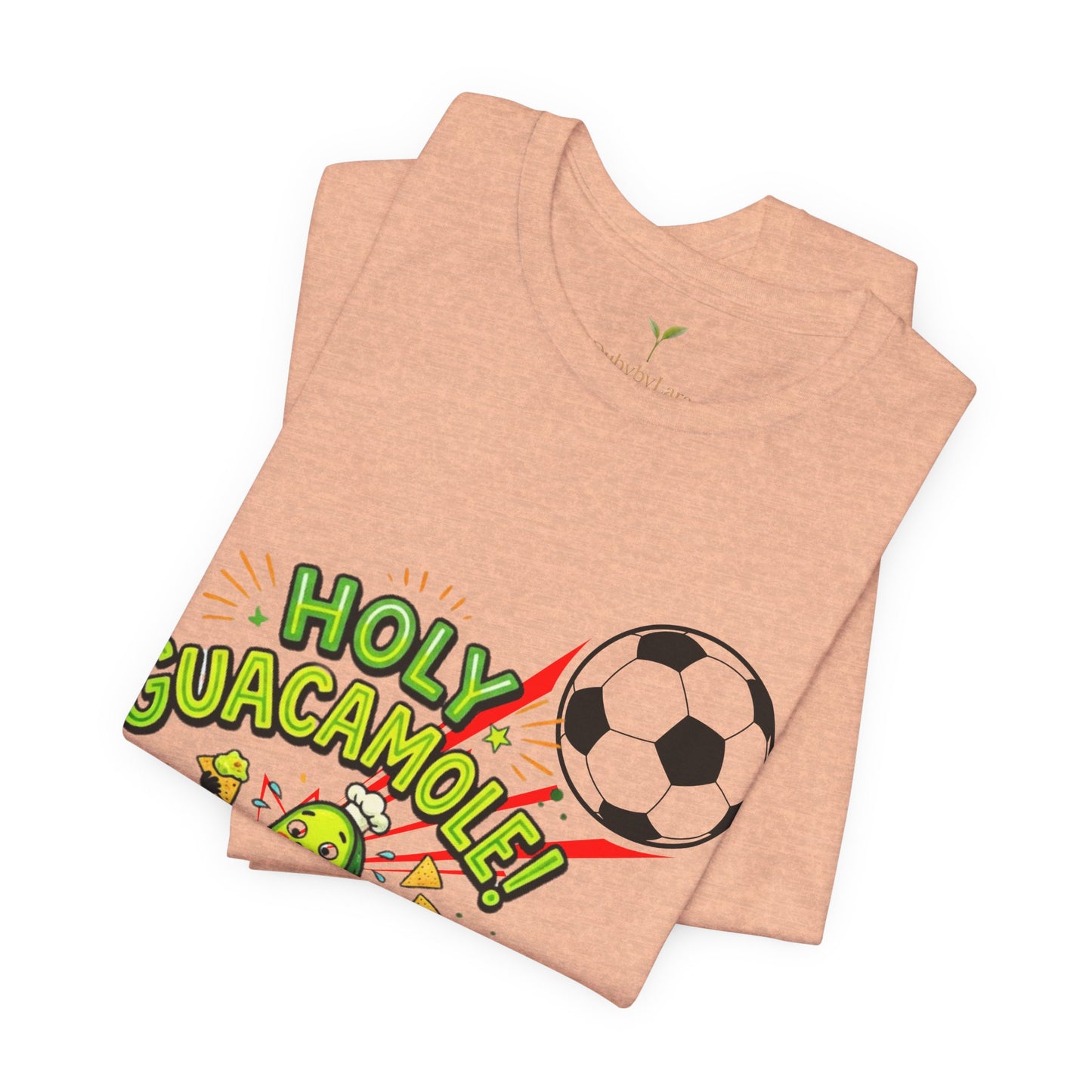 Holy Guacamole Soccer T-Shirt — Funny Avocado Football Fan Tee