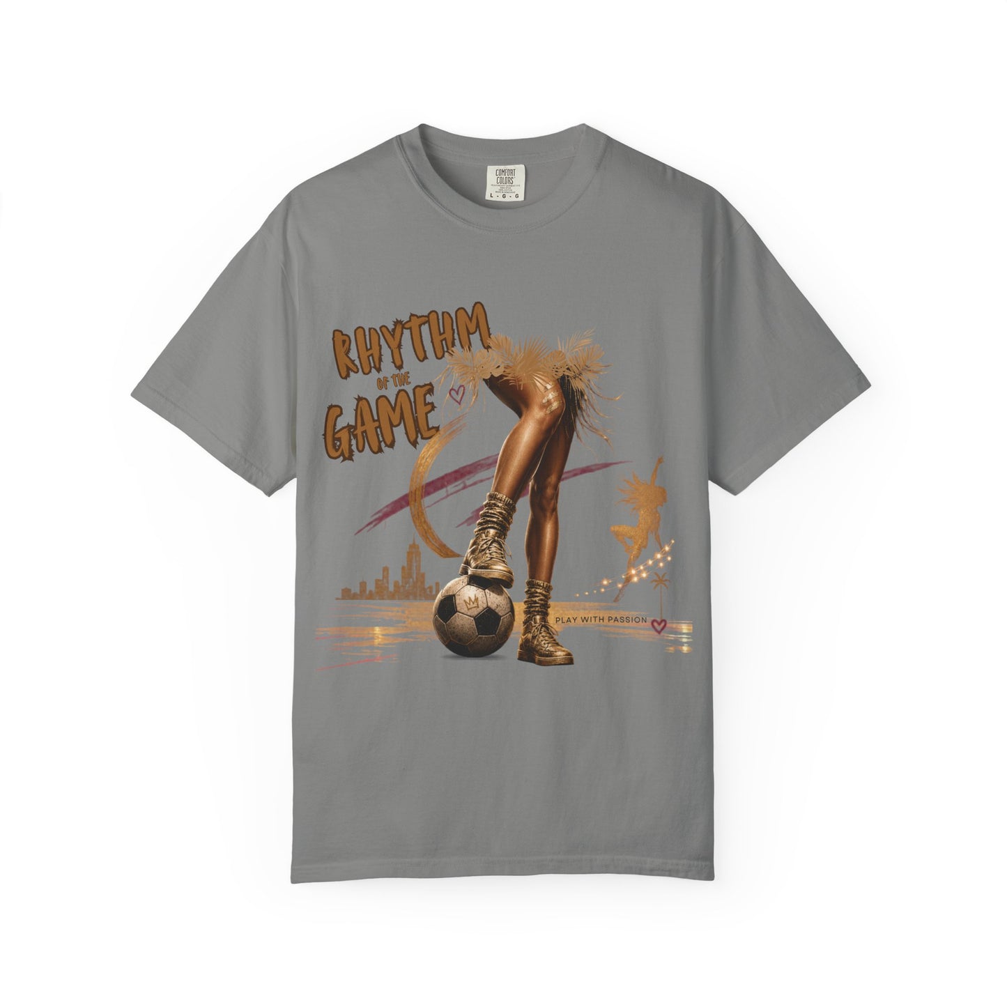 Rhythm of the Game Soccer Graphic T-shirt | Vintage Football Fan Tee