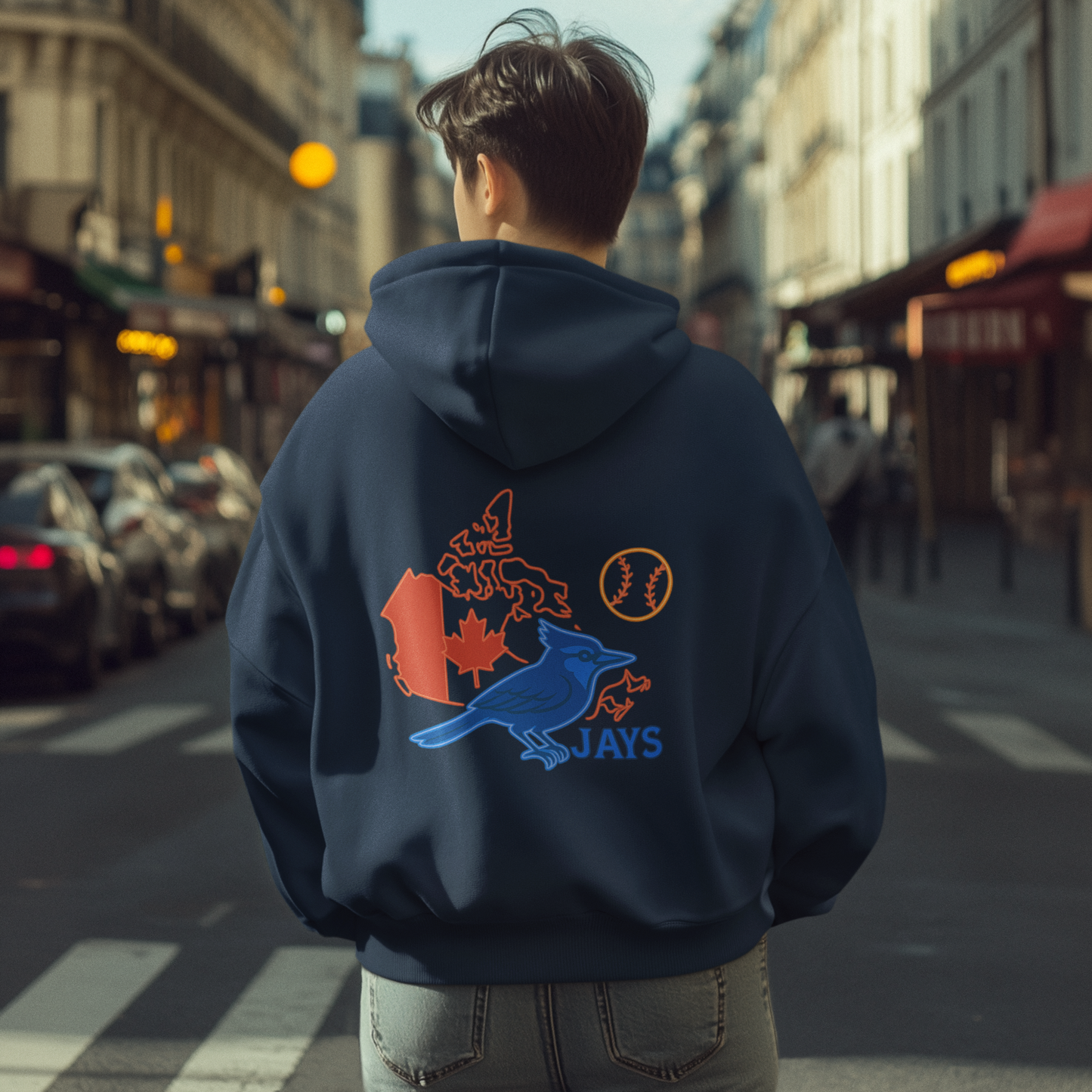 Toronto Blue Jays Baseball Hoodie — Go Jays Fan Sweatshirt, Canadian Baseball Gift