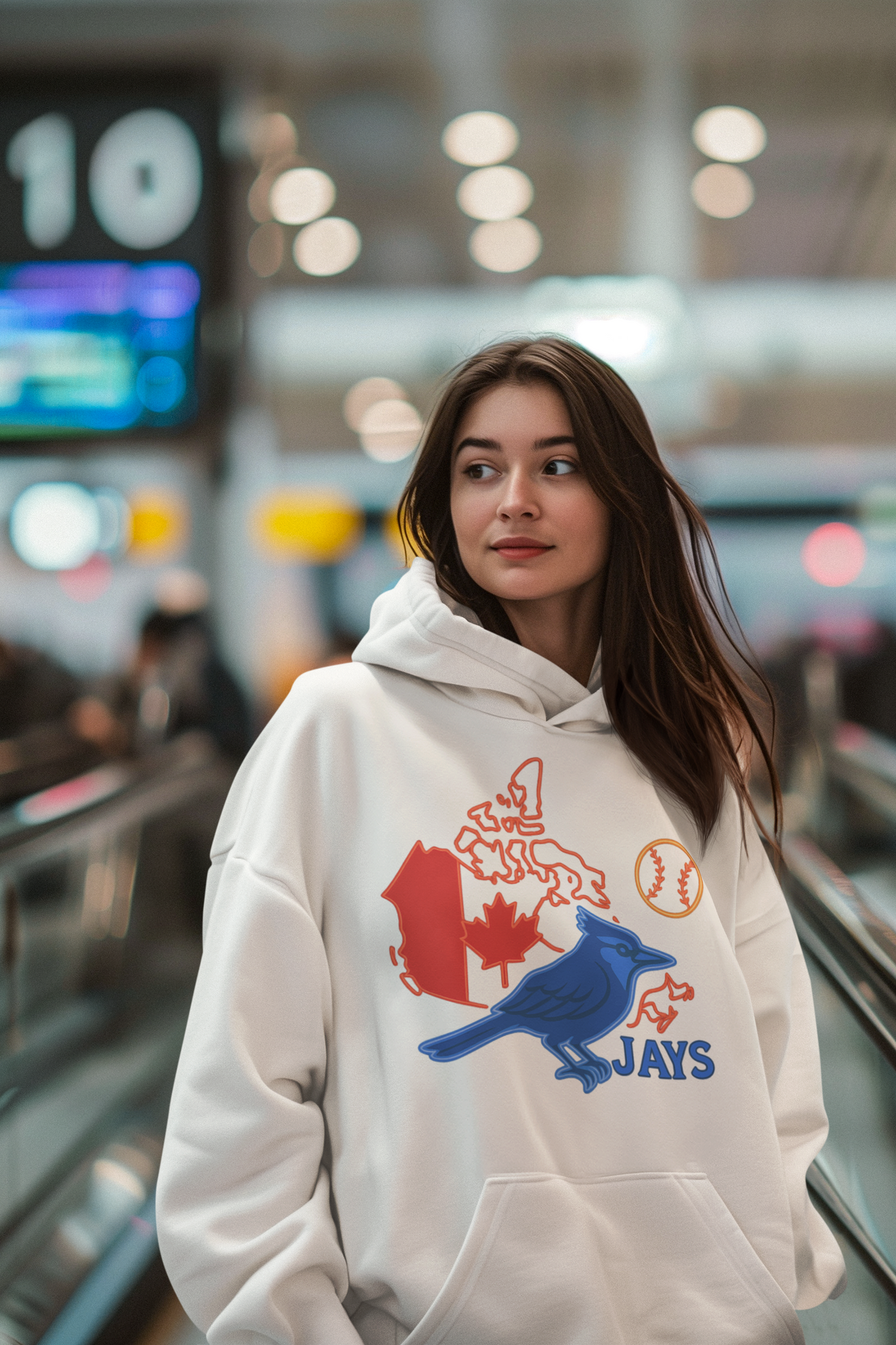 Toronto Blue Jays Baseball Hoodie — Go Jays Fan Sweatshirt, Canadian Baseball Gift