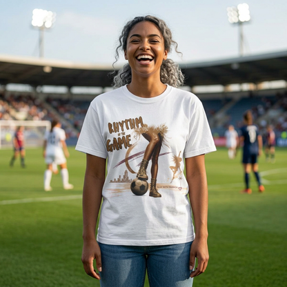 Rhythm of the Game Soccer Graphic T-shirt | Vintage Football Fan Tee