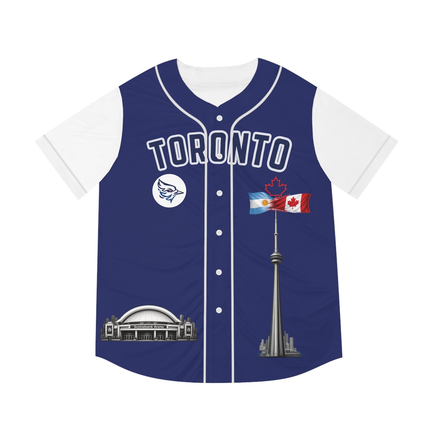 Toronto Baseball Heritage Jersey Men's Baseball Jersey | Custom Flag Canada Pride