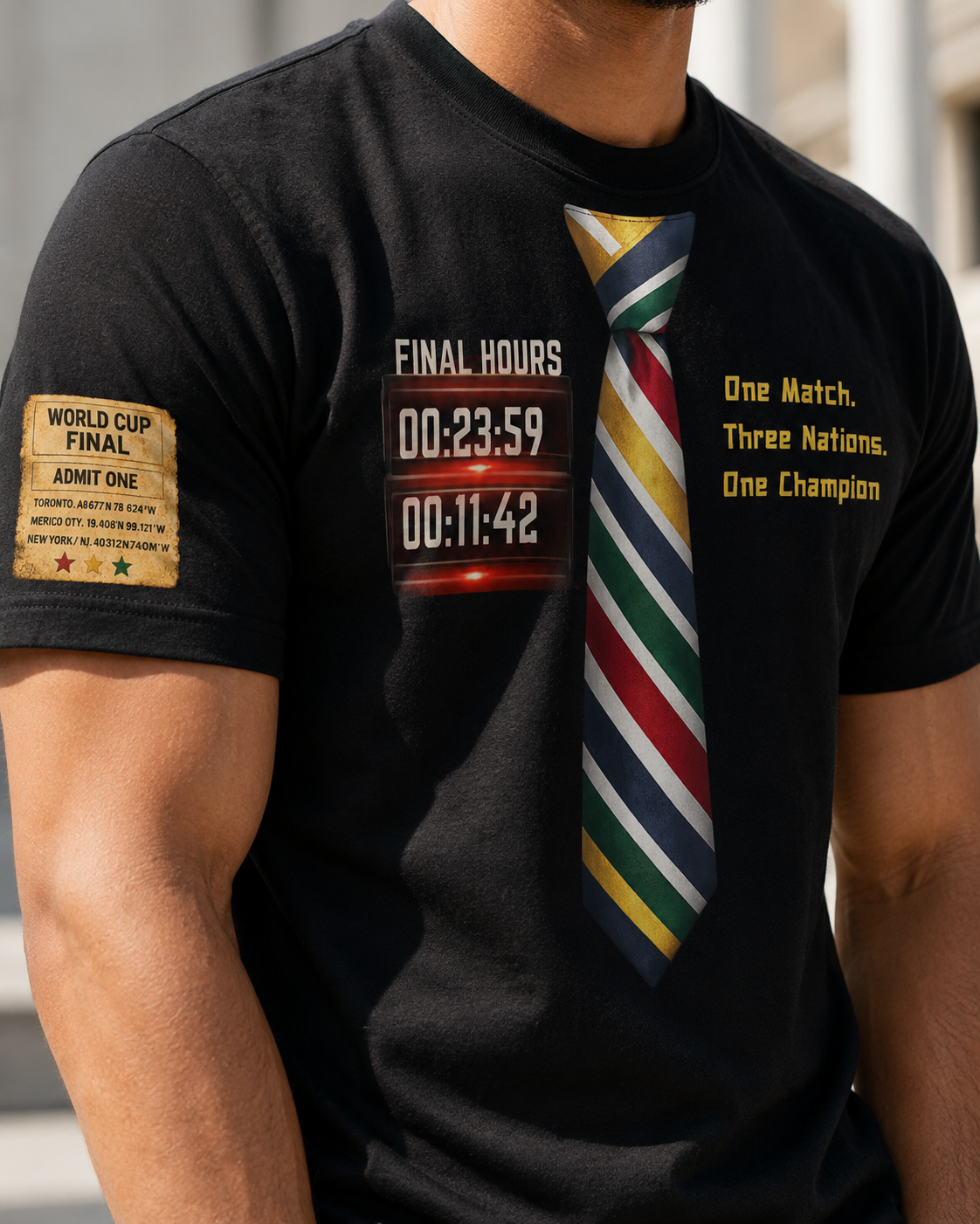 Final Hours Soccer Countdown Tee — 2026 International Final Game Day Shirt
