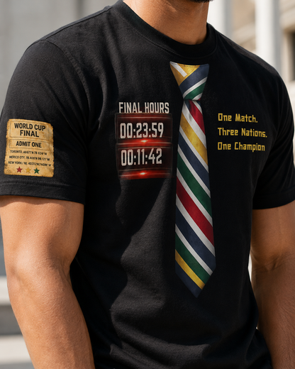 Final Hours Soccer Countdown Tee — 2026 International Final Game Day Shirt