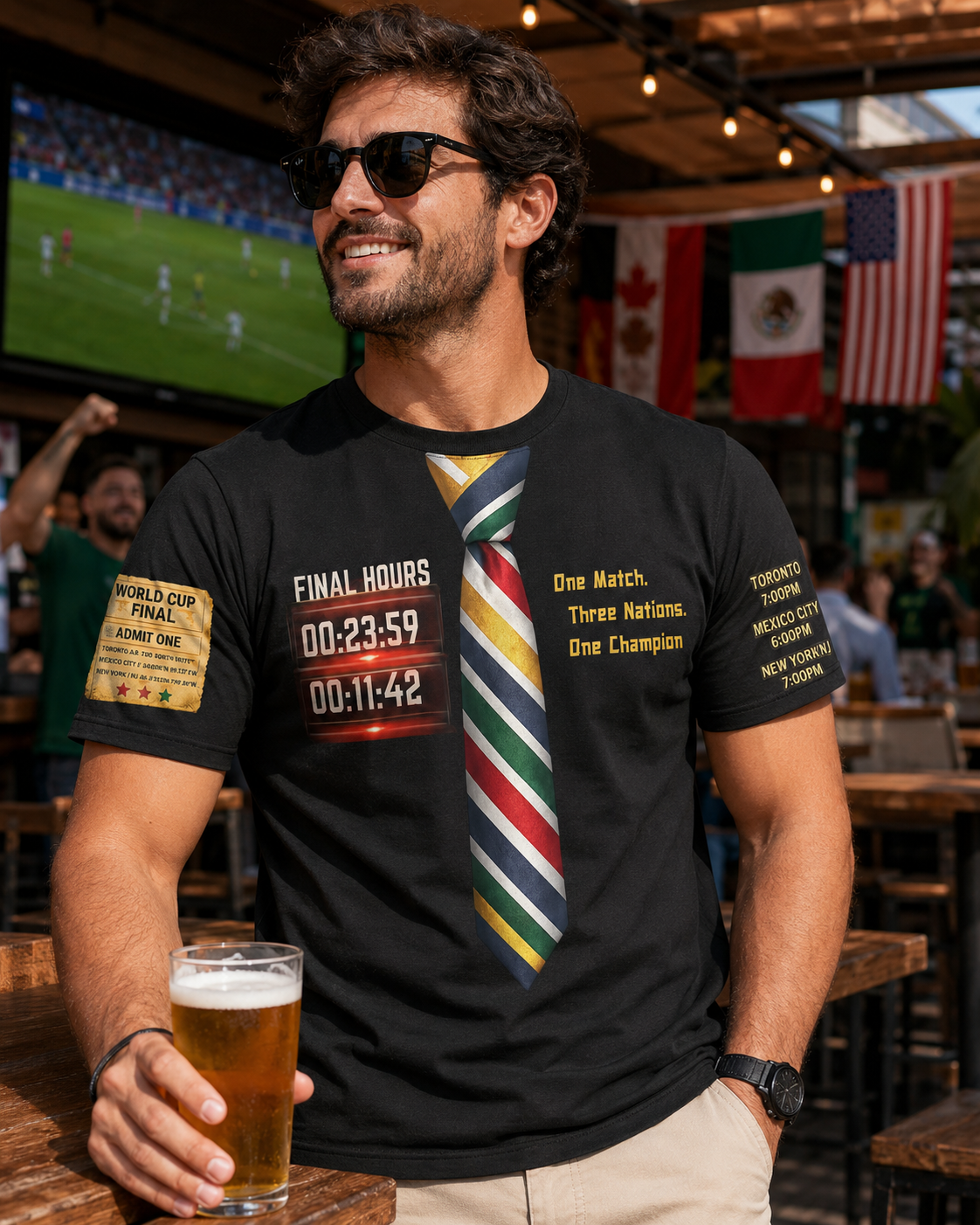 Final Hours Soccer Countdown Tee — 2026 International Final Game Day Shirt