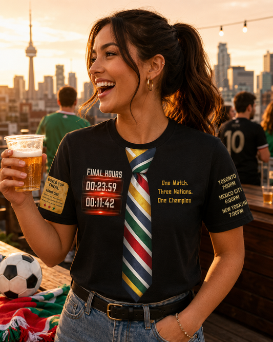 Final Hours Soccer Countdown Tee — 2026 International Final Game Day Shirt