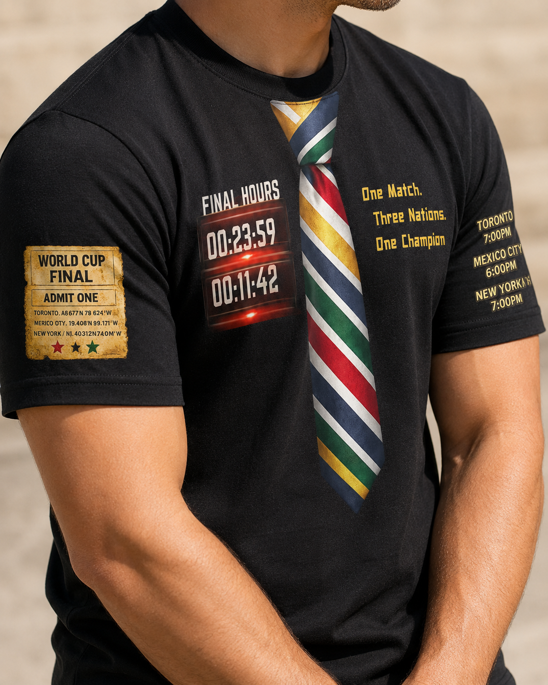Final Hours Soccer Countdown Tee — 2026 International Final Game Day Shirt