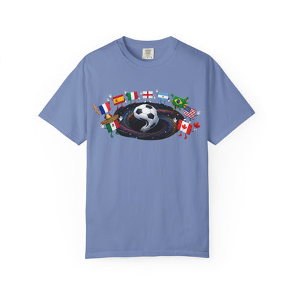 2026 World Soccer Vintage Tee — International Flag Fan T-shirt