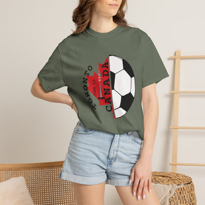 Toronto Soccer Maple Leaf T-shirt | Canada Fan Gear, June 11 Souvenir