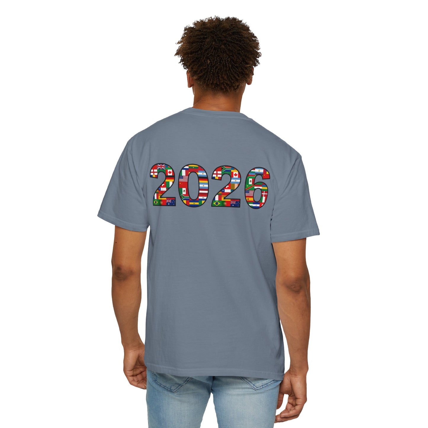 2026 World Soccer Vintage Tee — International Flag Fan T-shirt