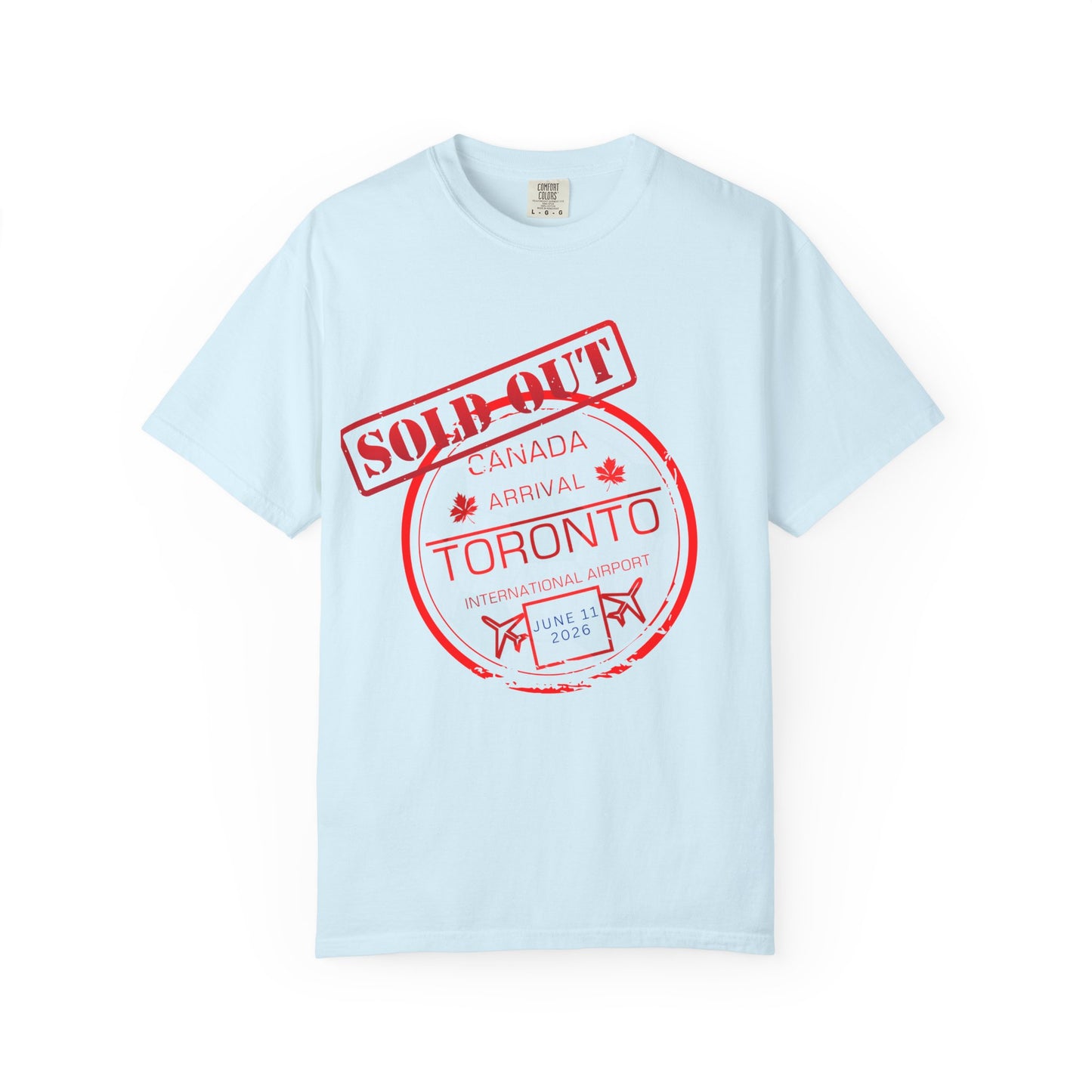 Toronto Soccer Passport Stamp T-Shirt — June 2026 Arrival Tee