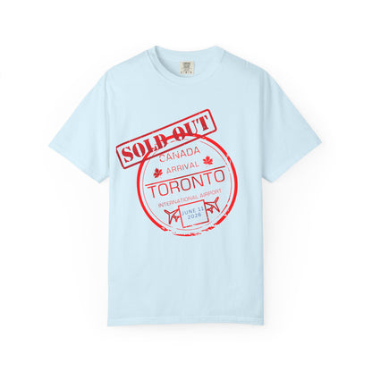 Toronto Soccer Passport Stamp T-Shirt — June 2026 Arrival Tee