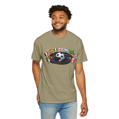 2026 World Soccer Vintage Tee — International Flag Fan T-shirt