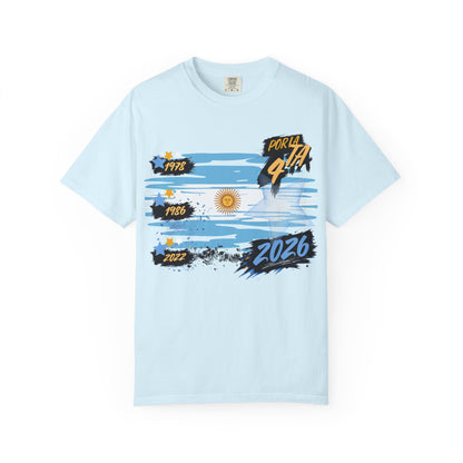 Por La 4ta Argentina Soccer Fan Shirt | Three Stars Heritage Football Tee