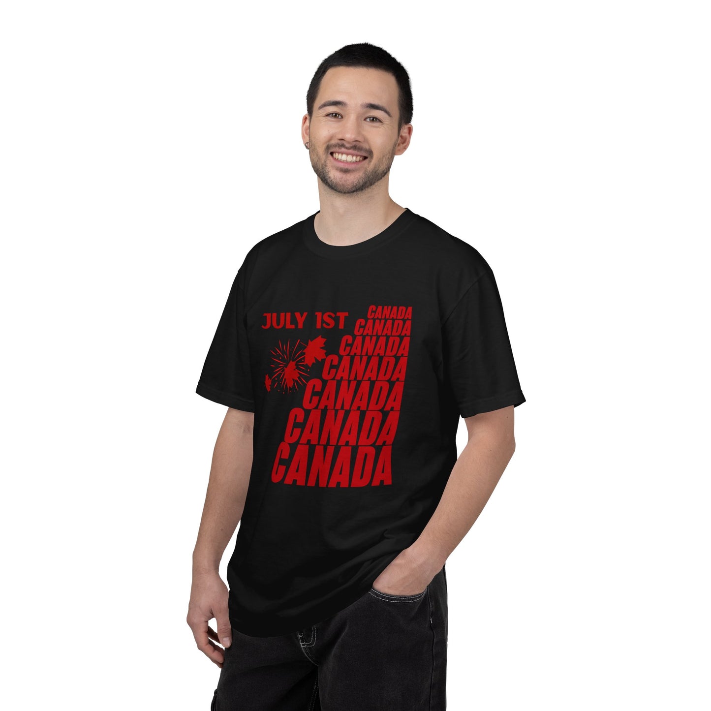 Canada Day Maple Leaf T-Shirt — Patriotic July 1st Celebration Tee