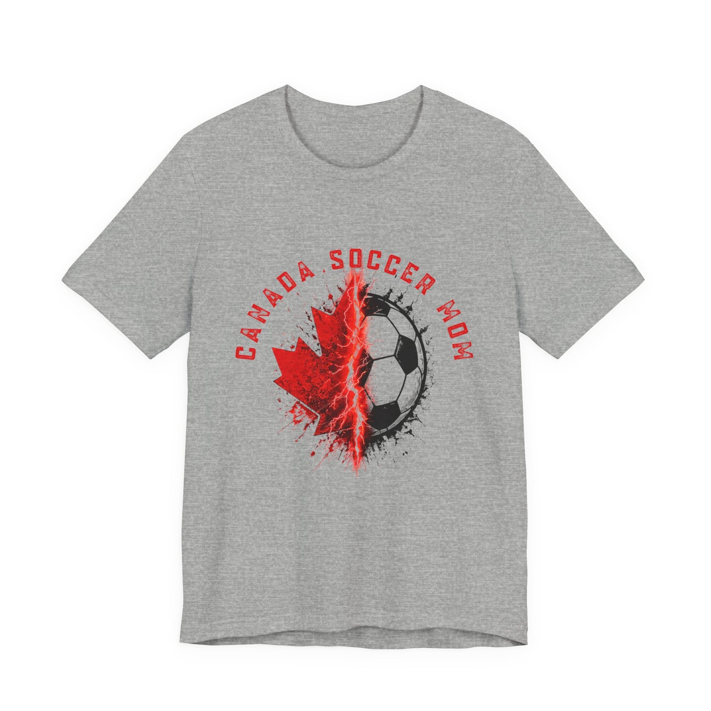 A Gift for her: Canada Soccer Mom Maple Leaf Tee | Soccer Mom T-Shirt