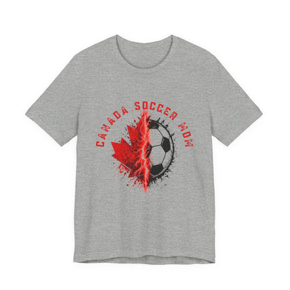 A Gift for her: Canada Soccer Mom Maple Leaf Tee | Soccer Mom T-Shirt