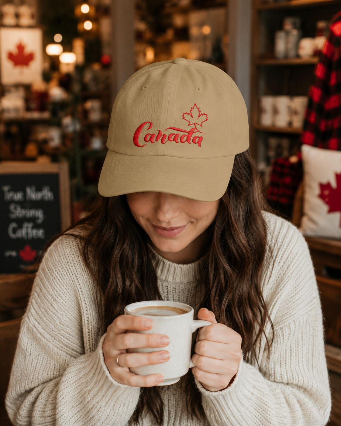 Canada Maple Leaf Embroidered Dad Cap — 1867 Heritage Classic