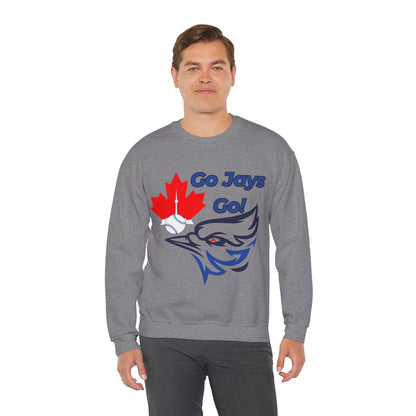Go Jays Go Canada Crewneck Sweatshirt — Cozy Canadian Winter Gift