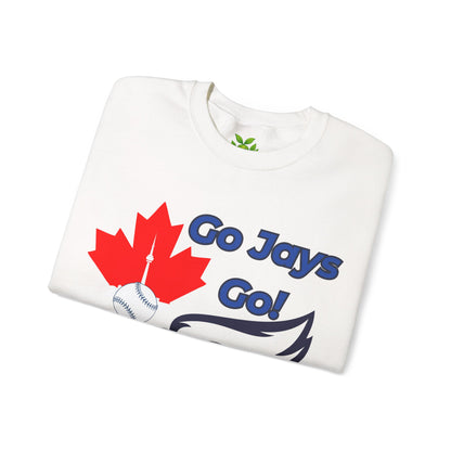 Go Jays Go Canada Crewneck Sweatshirt — Cozy Canadian Winter Gift