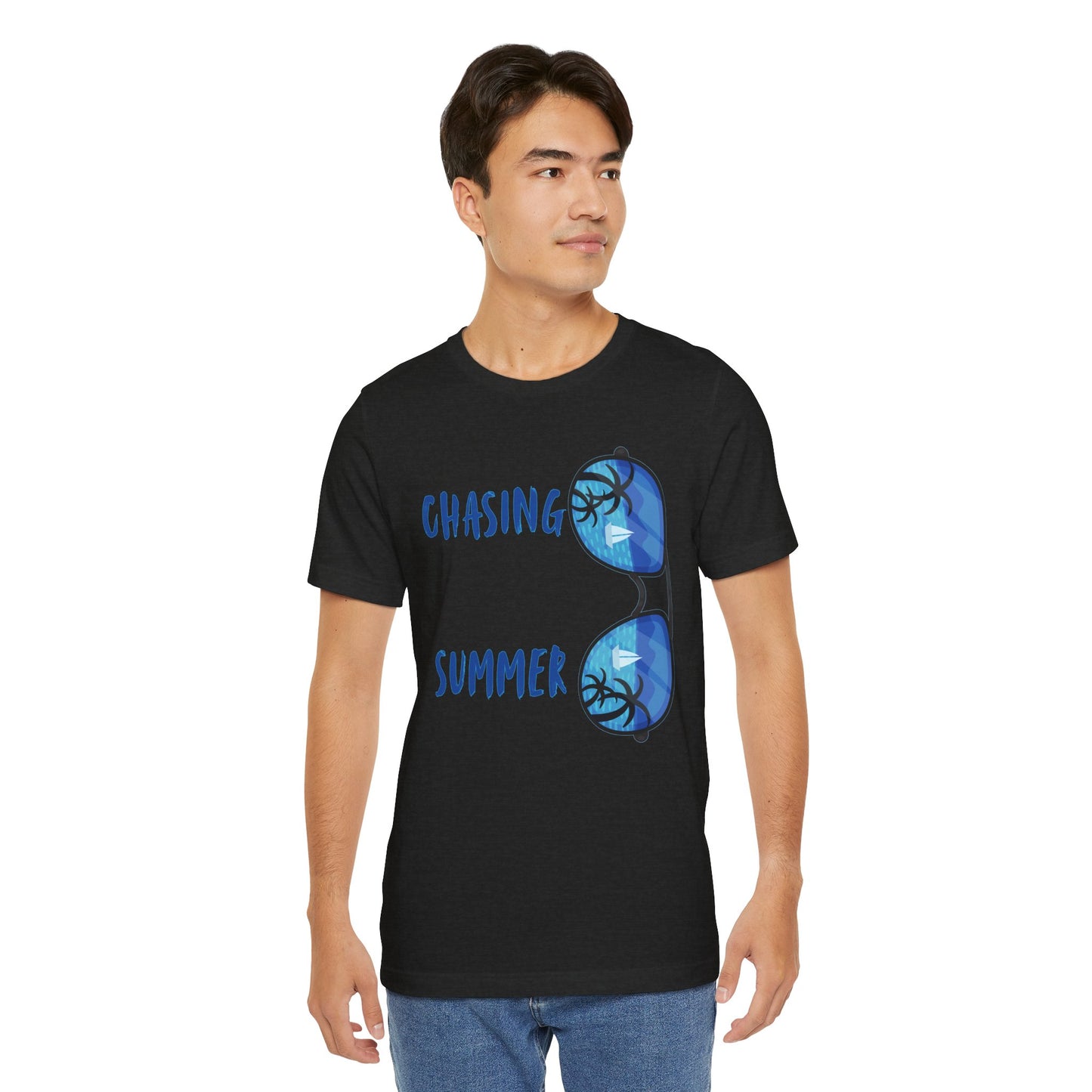 Chasing Summer Sunglasses Tee — Beach Vacation T-Shirt