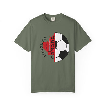 Toronto Soccer Maple Leaf T-shirt | Canada Fan Gear, June 11 Souvenir
