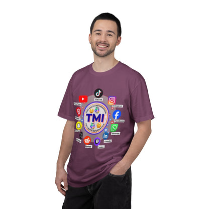 TMI (Too Much Information) Funny Graphic T-Shirt — Sarcastic Social Media Satire