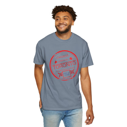 Toronto Soccer Arrival Passport Stamp T-Shirt — July 11, 2026