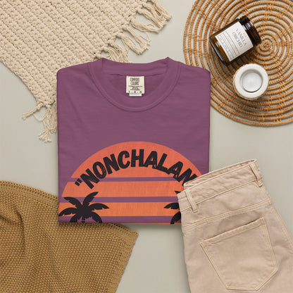 Finally Off Duty T-Shirt — Retro Palm Hammock Graphic Tee