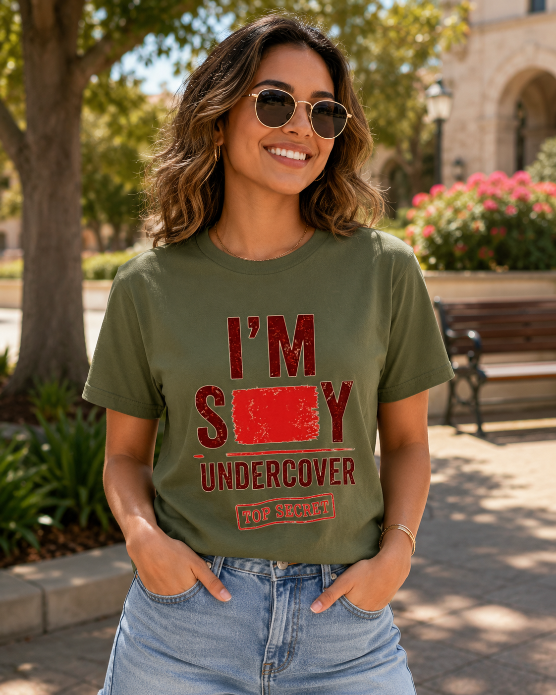 I'm Sexy Undercover — Funny Secret Agent Graphic Tee