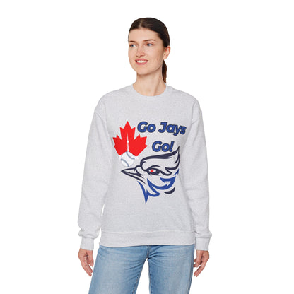 Go Jays Go Canada Crewneck Sweatshirt — Cozy Canadian Winter Gift