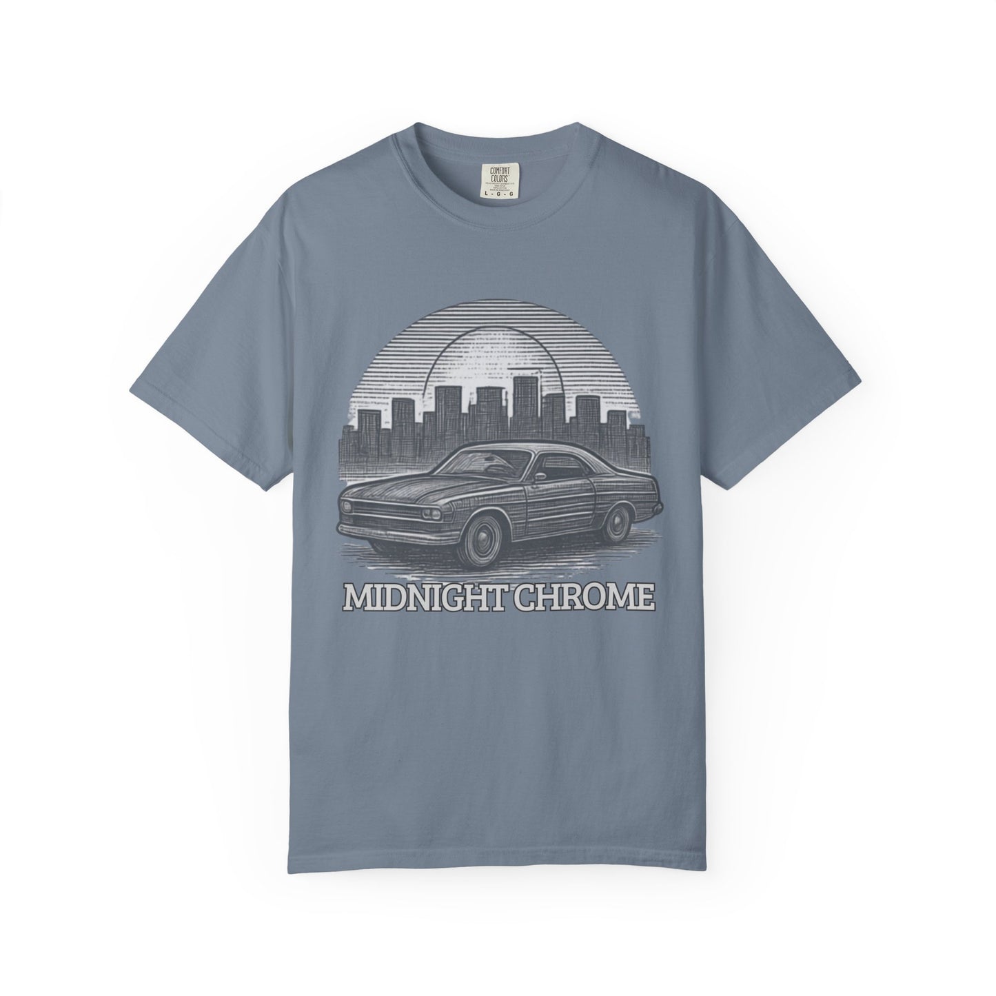 Midnight Chrome Classic Coupe Vintage Car T-Shirt