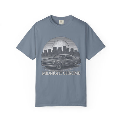 Midnight Chrome Classic Coupe Vintage Car T-Shirt