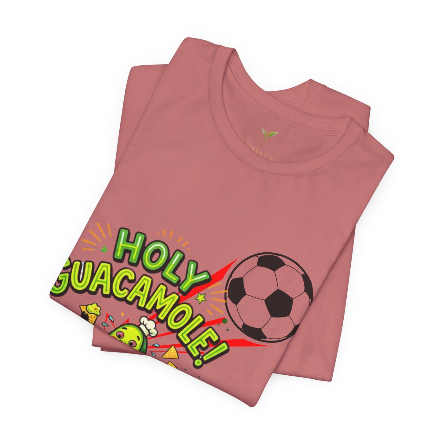 Holy Guacamole Soccer T-Shirt — Funny Avocado Football Fan Tee