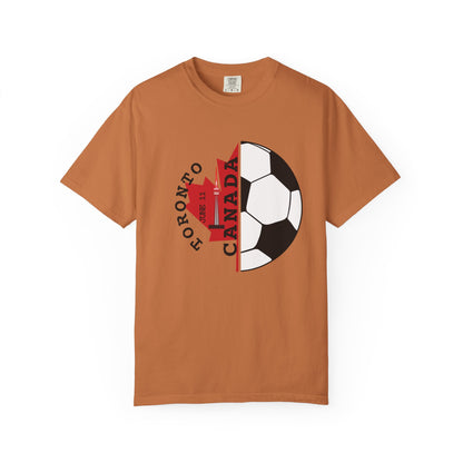 Toronto Soccer Maple Leaf T-shirt | Canada Fan Gear, June 11 Souvenir