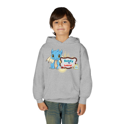 Youth Dragon 'Ready to Learn' Hoodie – Cute Back-to-School Sweatshirt