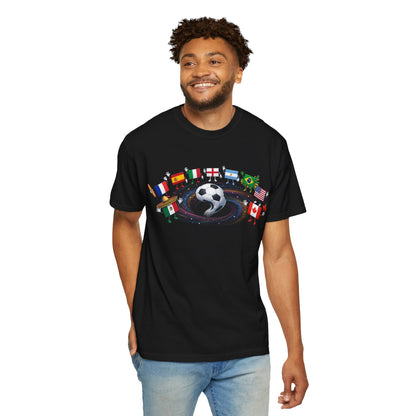 2026 World Soccer Vintage Tee — International Flag Fan T-shirt